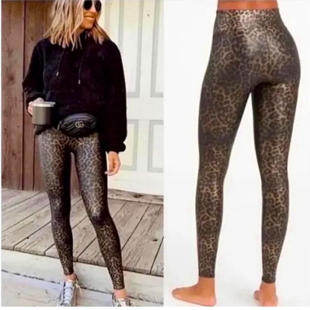 SPANX Leopard Print Leggings